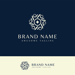 Luxury Letter A Logo Minimalist Monogram Design Template