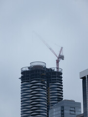 Photograph of Vancouver city in the rain