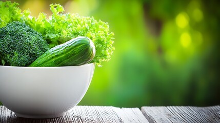 Minimal composition salad bowl isolated fresh vegetables healthy food background clean elegant look