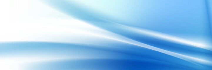 Blue and white minimal dynamic curved lines, abstract futuristic hi technology in wallpaper, web banner, and backdrop