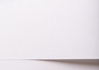White texture paper closeup. Smooth plain surface with soft lines and fine detail in minimal