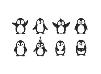 Adorable Penguin Collection with Various Poses