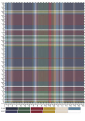 Seamless pink and white plaid tartan fabric pattern texture background illustration for fashion and design