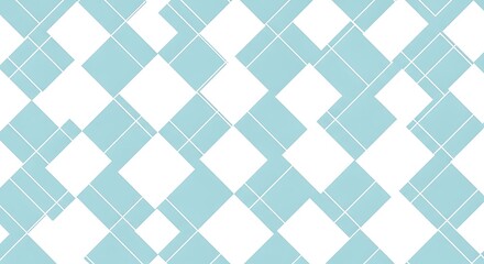 Light Blue Argyle Pattern Background.