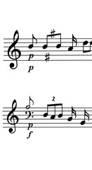 Musical Notation Example.