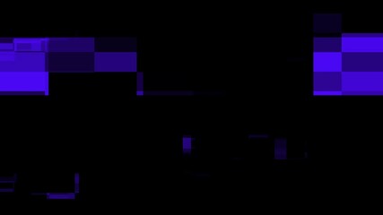 Blue Glitch Transition. Fast digital error effect for a sudden scene break. Ideal for cyberpunk or technology promos. - Powered by Adobe