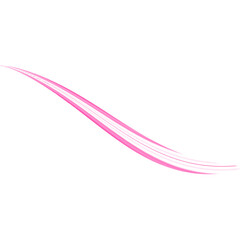 Pink Abstract Swirl Speed Line PNG Overlay, Dynamic Magenta Brush Stroke Effect Element, Vibrant Abstract Pink Motion Blur Graphic, Modern Smooth Neon Pink Light Trail Design