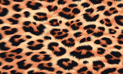 Seamless Animal Wildlife Skin Pattern. Leopard Fur Camouflage Background. Leopard Skin Texture Pattern Vector, rich look for seamless repeat printing.