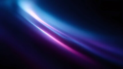 青紫色の宇宙空間抽象的な背景と光沢のある光