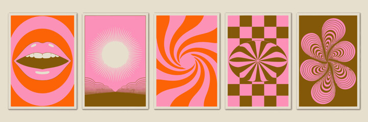 Obraz premium An engaging display of psychedelic swirl art featuring vibrant colors and dynamic forms, perfect for capturing attention and inspiring creativity in any design context.