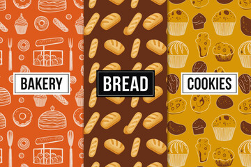 This whimsical image is filled with joyous bakery items, including pastries, breads, and sweets creating a vibrant visual experience for food lovers.