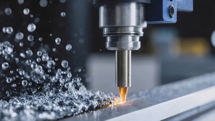 金属加工中のCNCマシン, 金属加工, 生産技術