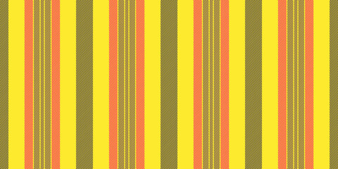 Obraz premium Luxury seamless lines textile, graphical background stripe pattern. Commercial vertical texture vector fabric in yellow and bright colors.