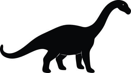 brontosaurus silhouette © Pink