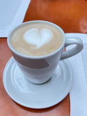 cup of cappuccino