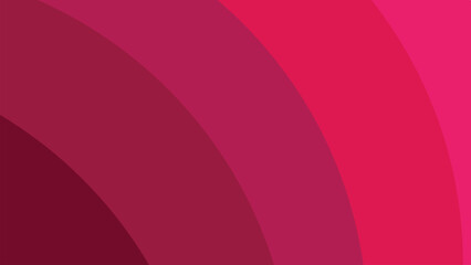 Vibrant pink abstract curved gradient stripes forming modern background for stylish design and creative art vector illustration