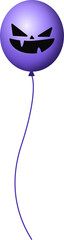 할로윈 보라색 악마 풍선2