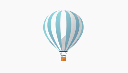 Obraz premium balloon, air, hot, sky, travel, fly, hot air balloon, vector, illustration, basket, flying, transportation, adventure, fun, transport, flight, freedom, airship, balloons, aircraft, icon, up, color, ae