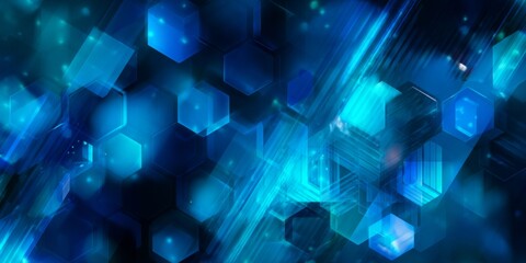 Abstract Blue Background with Geometric Shapes and Textures for Creative Projects and Designs in Various Applications