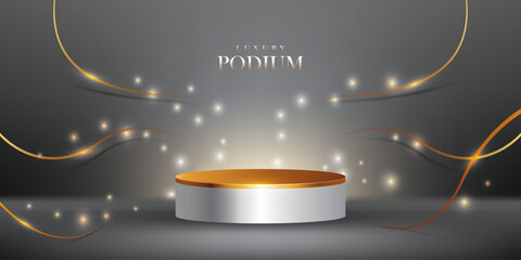 Gold-color-cylinder-pedestal-podium.eps