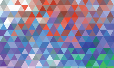 Geometric Triangle Pattern Abstract Background Red Blue Purple