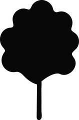 minimalist tree silhouette