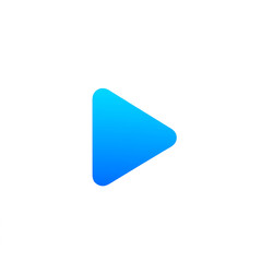 blue arrow icon, play icon