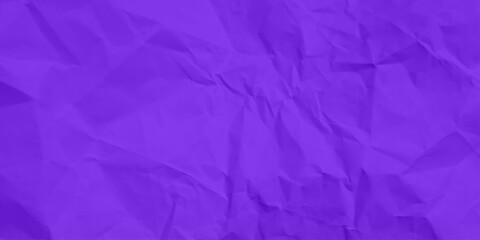 Closeup of purple crumpled paper for texture background. Wrinkled purple packing paper stock photo