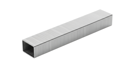Close-up of staple refills isolated PNG with Transparent Background