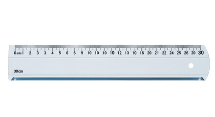 30cm ruler for measurement isolated PNG with Transparent Background