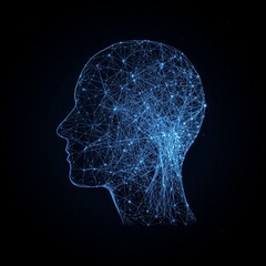 Fototapeta premium thousands of neural connections in a human