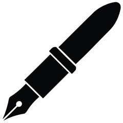 fountain pen vector icon