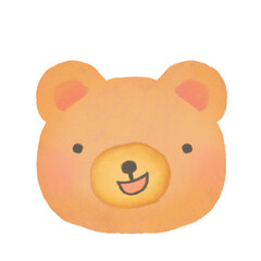 くま 笑顔 かわいい イラスト
