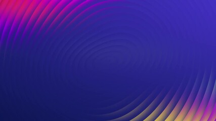 Abstract background with concentric circles in blue, yellow, orange and purple gradient colors, creating a modern and visually appealing design - Powered by Adobe
