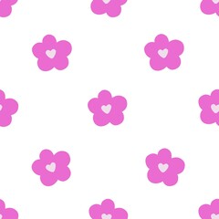 pink flower pattern 