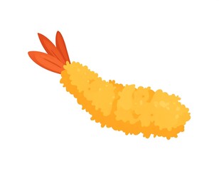 Crispy fried shrimp, close-up