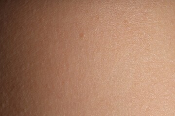 Macro view of normal skin as background