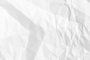 White clean crumpled paper