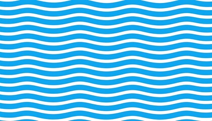 A repeating pattern of wavy, light blue stripes against a clean white background, creating a textured, flowing visual
