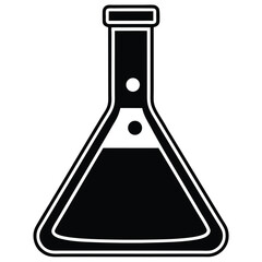 science flask vector icon