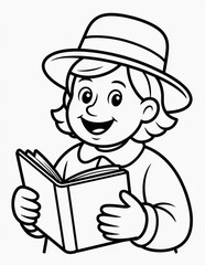 Holiday coloring sheet for kids – Christmas theme