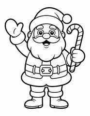 Holiday coloring sheet for kids – Christmas theme