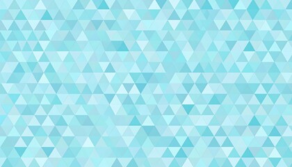 A mosaic design composed of countless triangles in varying shades of cool blue, forming a textured geometric pattern