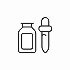 eye drops icon sign vector