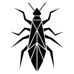polygonal termite logo style on the white background