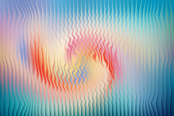 Fototapeta premium Abstract swirl of warm and cool colors creates mesmerizing textured pattern