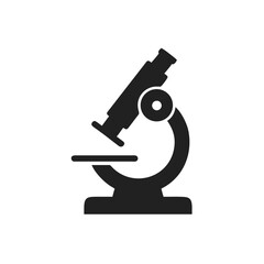 microscope isolated on white