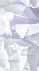 Crumpled white paper texture (1)