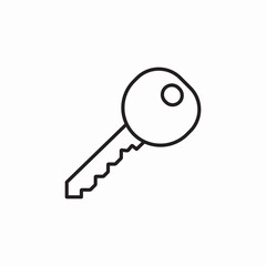 key safety unlock icon sign vector