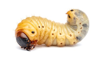 Close-up of a larva